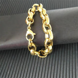 Men Stainless Steel Bracelet 10mm Band Width