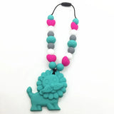 Silicone Lion Teething Carrier Toy for Children