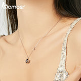 925 Silver Planet Pendant Necklace Stars Engagement Jewelry