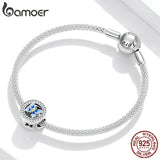 925 Silver Butterfly CZ Charm Beads Bracelet DIY Jewelry SCC1682