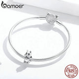 925 Silver Squirrel Charm for DIY Jewelry Bracelet BSC338