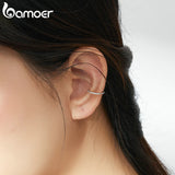 925 Silver Ear Cuff Women Earrings Jewelry SCE842