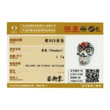925 Silver Halloween Skull Charm for DIY Jewelry BSC326