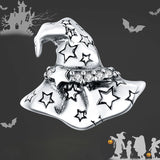 925 Silver Halloween Witch Hat Charm DIY Jewelry Make