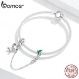 925 Silver Koala Safety Charm for Snake Bracelet DIY Jewelry