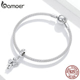 925 Sterling Silver Little Angel Charm for Bracelet DIY Jewelry