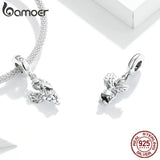 925 Sterling Silver Little Angel Charm for Bracelet DIY Jewelry