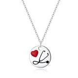 925 Silver Stethoscope Heart Coin Necklace Health Professional Gift