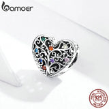 925 Silver Tree of Life CZ Charm for DIY Bracelet