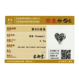 925 Silver Tree of Life CZ Charm for DIY Bracelet