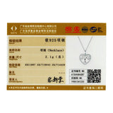 925 Silver Tree of Life Heart Pendant Necklace for Women