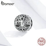 925 Silver Tree of Life Charm Bead for Bracelet Vintage Beads