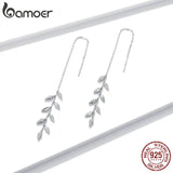 925 Silver Enamel Wheat Ears Stud Earrings for Girl BSE447