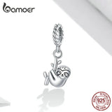925 Sterling Silver Sloth Charm for Bracelet & Necklaces DIY