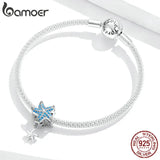 925 Silver Starfish Pendant Charm for Women Bracelet DIY