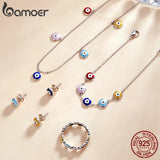 925 Sterling Silver Guardian Eye Bracelet for Women SCB218