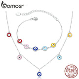 925 Sterling Silver Guardian Eye Bracelet for Women SCB218