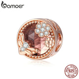 925 Silver Secret Garden Charm for Beads Bracelet DIY Jewelry BSC389