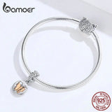 Biocolor Rose Butterfly Pendant Charm for Women