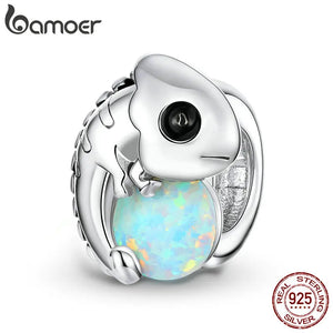 Opal 925 Silver Charm for Women Jewelry Making