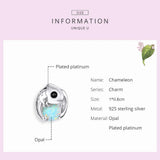 Opal 925 Silver Charm for Women Jewelry Making