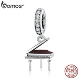 Grand Piano Bracelet 925 Sterling Silver Women Jewelry DIY