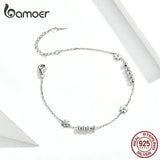 Daisy Flower Chain Bracelet 925 Sterling Silver Women Girl Accessory