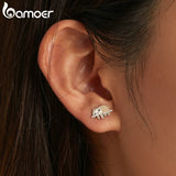 Sterling Silver Sloth Stud Earrings for Women Girls Animal Gift