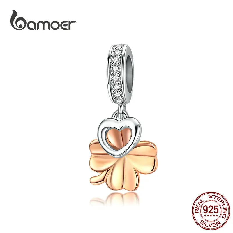 Lucky Clover Charm for Snake Bracelets