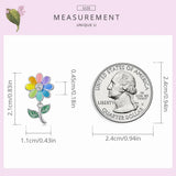 925 Silver Sunflower Charm Pendant for Women Bracelet Bangle