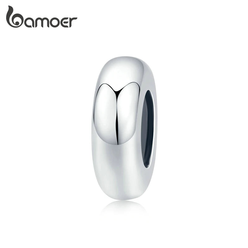 925 Sterling Silver Minimalist Stopper Charm for Bracelet