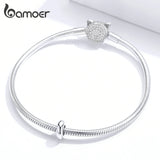 925 Sterling Silver Minimalist Stopper Charm for Bracelet