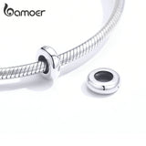 925 Sterling Silver Minimalist Stopper Charm for Bracelet