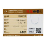 925 Silver Smile Heart Necklace Short Necklaces Mode Collar SCN381