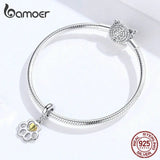 925 Silver Dog Paw Pendant Charm for Bracelet & Bangle