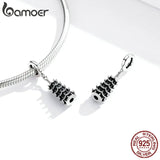 925 Silver Pagoda Tower Pendant Charm for Jewelry