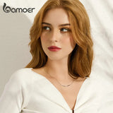 Clear Wave CZ Choker Necklace Silver 925