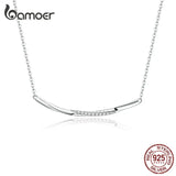 Clear Wave CZ Choker Necklace Silver 925