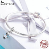 925 Silver Little Girl & Boy Pendant Charm DIY Jewelry
