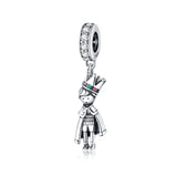 Prince of the Sea Pendant Charms 925 Sterling Silver DIY Jewelry