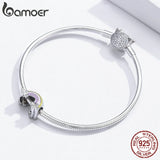 925 Sterling Silver Rainbow Beads Charm for Bracelet & Bangle