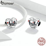 925 Silver Thanksgiving Family Charm for Bracelet DIY SCC1634