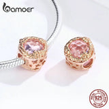 Rose Butterfly Flower Garden Metal Beads for Bracelet Charm Jewelry