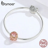 Rose Butterfly Flower Garden Metal Beads for Bracelet Charm Jewelry