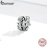 Seaweed Metal Beads 925 Sterling Silver Charm for Bracelet SCC1534