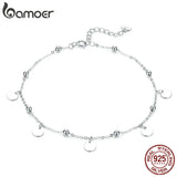 925 Sterling Silver Geometric Anklets for Ankle