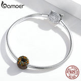Delicious Silver Chocolate Donut Bead 925 Charm Bracelet Bangle SCC1820