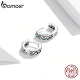 925 Silver Rhombus Stone Earrings for Women SCE1123