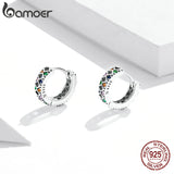 925 Silver Rhombus Stone Earrings for Women SCE1123