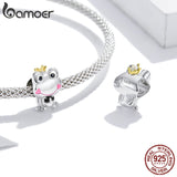 925 Silver Frog Charm Bracelet DIY Jewelry SCC1769